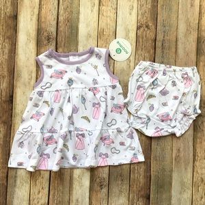 NWT Noomie Princess Party Dress With Diaper Cover